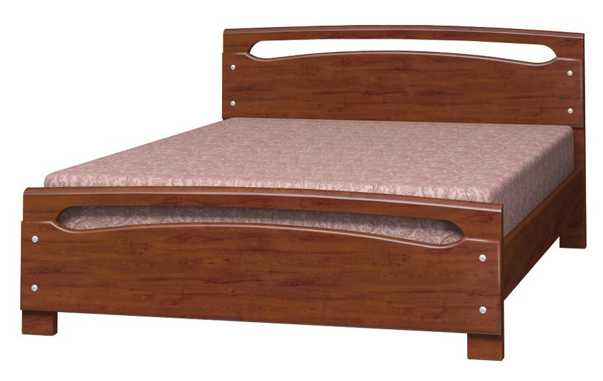 Фото Кровать двуспальная Камелия-2 (СМ 140х200) без основания с универсальными царгами от производителя Браво-мебель в Керчи по цене 21&nbsp;830 ₽