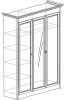 Фото Шкаф Флоренция 671 (168) трехдверный от производителя Яна в Керчи по цене 52&nbsp;370 ₽