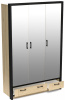 Фото Шкаф Бостон (135) трехдверный (3 зеркала) от производителя СБК в Керчи по цене 30&nbsp;910 ₽