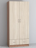 Фото Шкаф Бриз ЛДСП (90) двухдверный от производителя Диал в Керчи по цене 9&nbsp;180 ₽