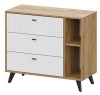 Фото Комод комбинированный Милан (3 ящика) от производителя SV-мебель в Керчи по цене 7&nbsp;860 ₽
