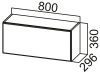 Фото Кухня Геометрия шкаф навесной ШГ800 от производителя  в Керчи по цене 4&nbsp;640 ₽