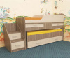 Фото Кровать 2-х ярусная Лесики (СМ 70х180/70х170) от производителя Пирамида в Керчи по цене 24&nbsp;220 ₽