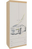 Фото Шкаф комбинированный Форсаж двухстворчатый с ящиками МKF-01 от производителя Мебельсон в Керчи по цене 10&nbsp;300 ₽