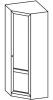 Фото Шкаф Микки-1 (75) угловой от производителя Ставрополь Мебель в Керчи по цене 10&nbsp;440 ₽